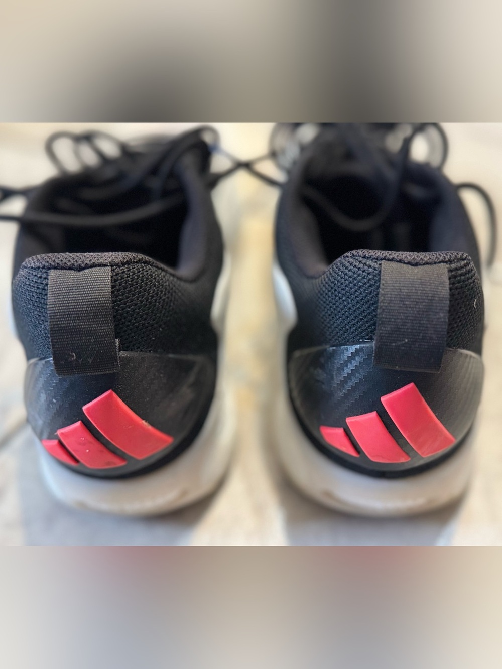 Adidas AE 1 low, Black and White Basketball Sneakers - Picture 3 of 4